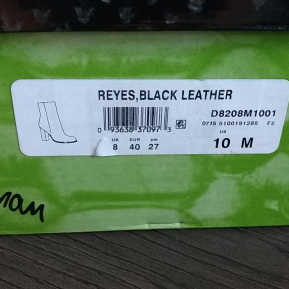 👠HP👠 Sam Edelman Reyes Black Heel Booties - Picture 8 of 8